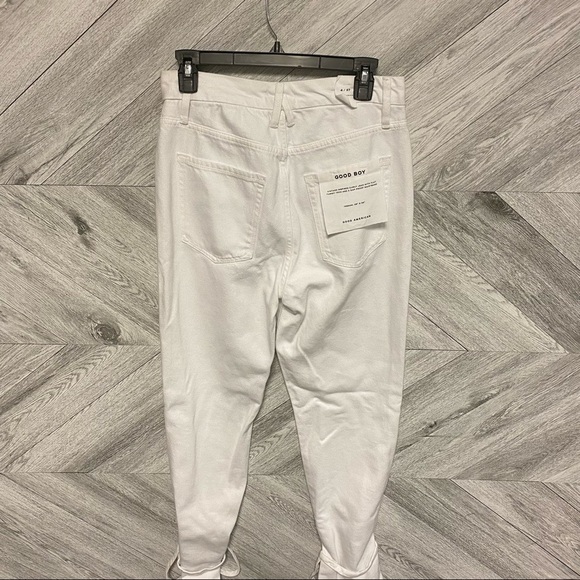 GOOD AMERICAN | Good American Good Boy Wrap Jeans White Size 4 - Picture 7 of 15